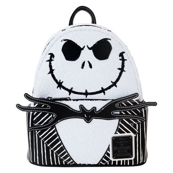 Loungefly Handbags - Loungefly Disney The Nightmare Before‎ Christmas Jack Sequin Backpack Exclusive